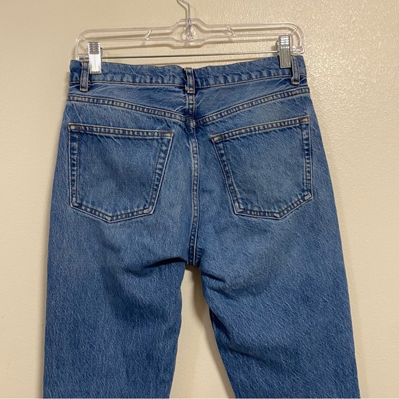 Reformation Jeans Women Size 4/27 Medium Wash Julia Crop High Rise Cigarette - Picture 4 of 15